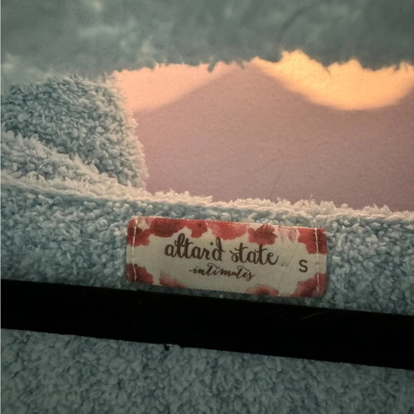 Blue fuzzy altard state hoodie - Picture 3 of 4